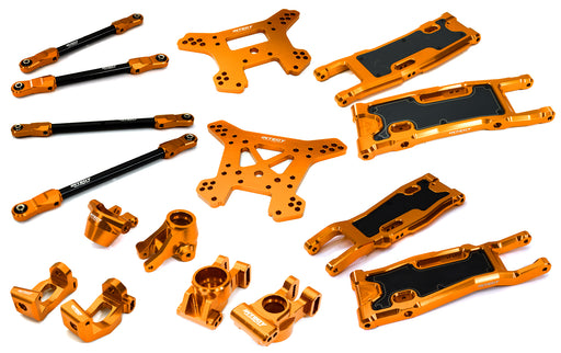 Complete Orange Suspension Upgrade Kit for Traxxas Sledge 4WD 1/8 Scale