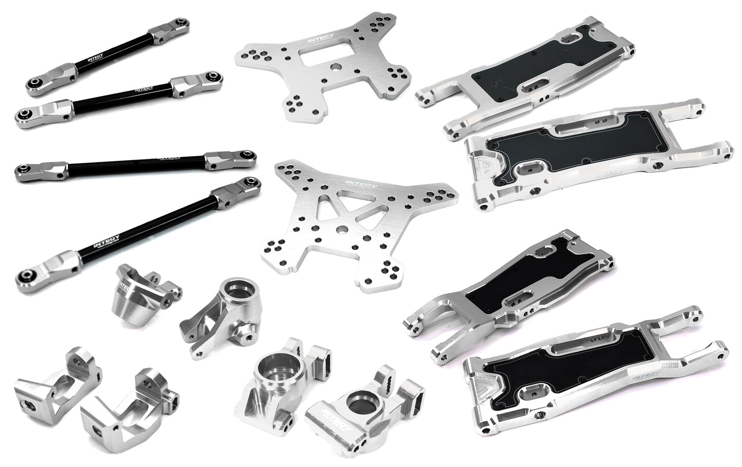 Silver Complete Suspension Upgrade Kit for Traxxas Sledge 4WD 1/8 Scale