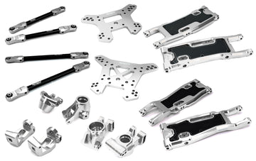 Silver Complete Suspension Upgrade Kit for Traxxas Sledge 4WD 1/8 Scale