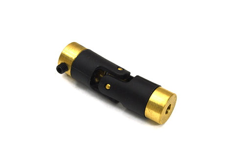 Motor Coupler Single Joint L=37mm O.D.=10mm 3.17mm to 3mm for RC Boat