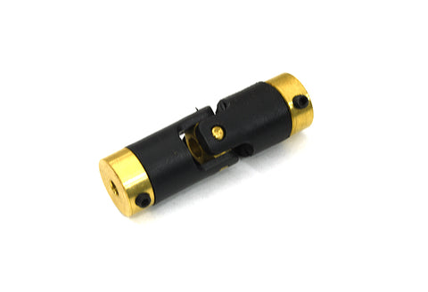 Motor Coupler Single Joint L=44mm O.D.=13mm 3.17mm to 6mm for RC Boat