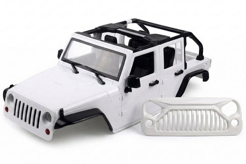 Realistic JW10-C Hard Plastic Body Kit for 1/10 Scale Off-Road Crawler WB=313mm