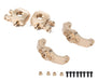 Brass Alloy Machined Steering & Caster Blocks for Traxxas 1/18 TRX-4M Crawler