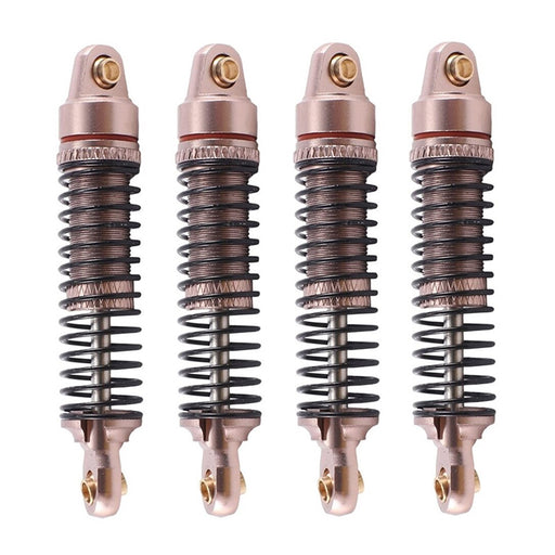 Alloy Machined Front & Rear Shocks (4) for Traxxas 1/18 TRX-4M Crawler