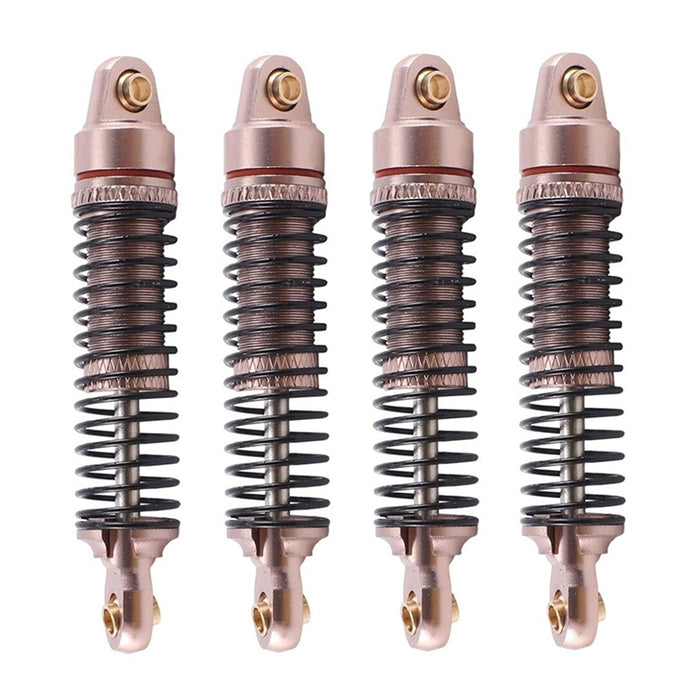 Alloy Machined Front & Rear Shocks (4) for Traxxas 1/18 TRX-4M Crawler
