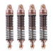 Alloy Machined Front & Rear Shocks (4) for Traxxas 1/18 TRX-4M Crawler
