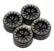 Brass Alloy Machined Beadlock Wheels(4) 45g Each for Traxxas 1/18 TRX-4M Crawler