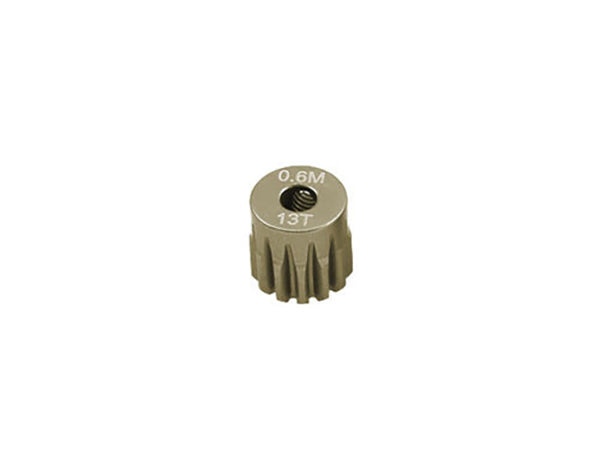 7075 Alloy Machined Mod 0.6 Pinion Gear 13T, 3.17mm Bore/Shaft for Brushless R/C