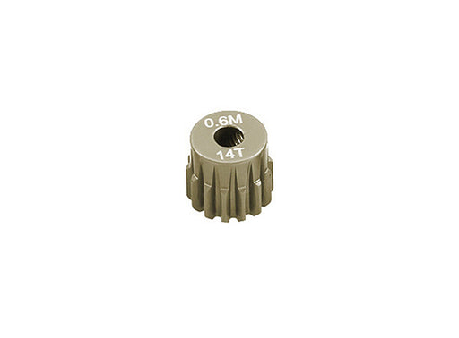 7075 Alloy Machined Mod 0.6 Pinion Gear 14T, 3.17mm Bore/Shaft for Brushless R/C