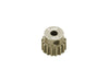 7075 Alloy Machined Mod 0.6 Pinion Gear 16T, 3.17mm Bore/Shaft for Brushless R/C