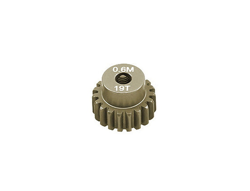 7075 Alloy Machined Mod 0.6 Pinion Gear 19T, 3.17mm Bore/Shaft for Brushless R/C