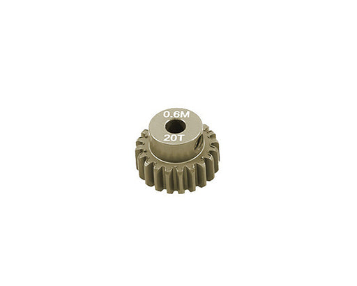 7075 Alloy Machined Mod 0.6 Pinion Gear 20T, 3.17mm Bore/Shaft for Brushless R/C