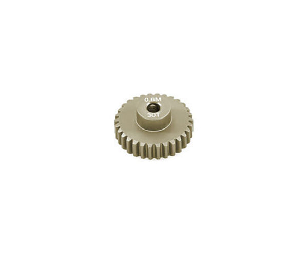 7075 Alloy Machined Mod 0.6 Pinion Gear 30T, 3.17mm Bore/Shaft for Brushless R/C