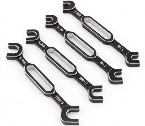 Complete Turnbuckle Wrench Set (8 Sizes) 3, 3.2, 3.5, 3.7, 4, 5, 5.5 & 6mm