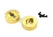 Brass Alloy Rear Axle Weight (2) Add-On 18g Each for Traxxas 1/18 TRX-4M