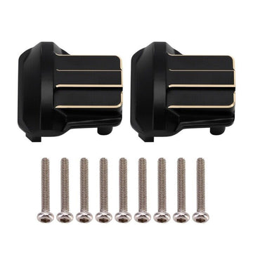 Brass Alloy Differential Covers (2) 10g Each for Traxxas 1/18 TRX-4M