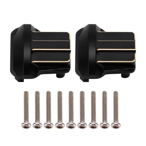 Brass Alloy Differential Covers (2) 10g Each for Traxxas 1/18 TRX-4M