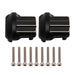 Brass Alloy Differential Covers (2) 10g Each for Traxxas 1/18 TRX-4M