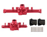 Alloy Machined F & R Axle Housings w/ Diff Covers 60g Total for Traxxas TRX-4M