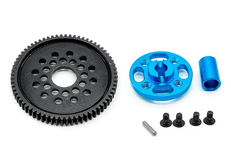 Alloy Machined 68T Spur Gear for Tamiya TT-02 Chassis