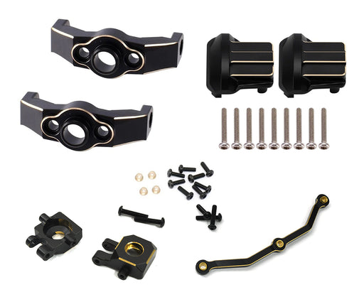Brass Alloy Machined Conversion Kit 72g Total for Traxxas 1/18 TRX-4M Crawler