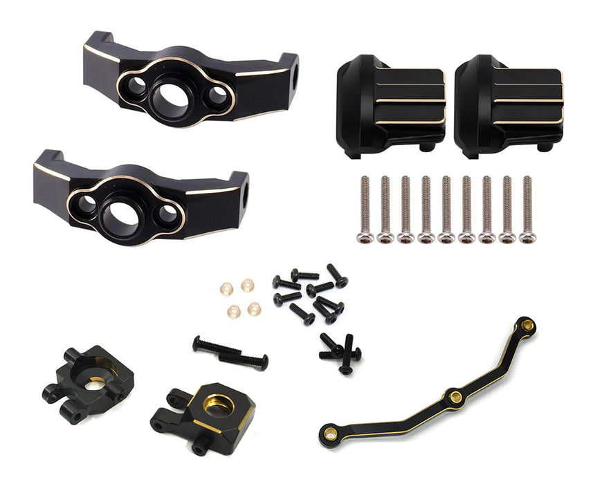 Brass Alloy Machined Conversion Kit 72g Total for Traxxas 1/18 TRX-4M Crawler