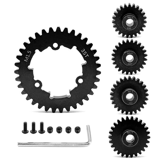 HD Steel 23+24+25+26+35T Gear Set 1.5 MOD for Traxxas X-Maxx & XRT