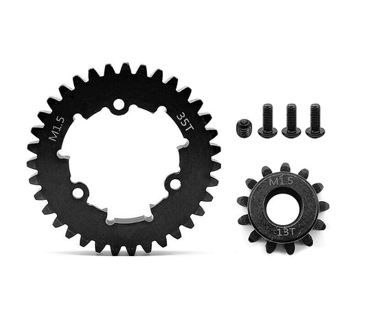 HD Steel 13T Pinion + 35T Spur Gear Set 1.5 MOD for Traxxas X-Maxx & XRT