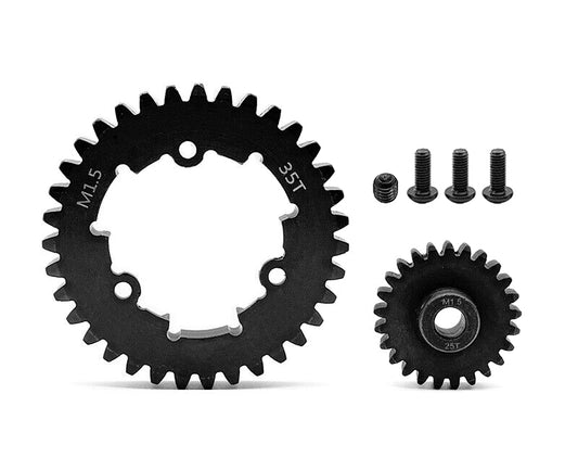 HD Steel 25T Pinion + 35T Spur Gear Set 1.5 MOD for Traxxas X-Maxx & XRT