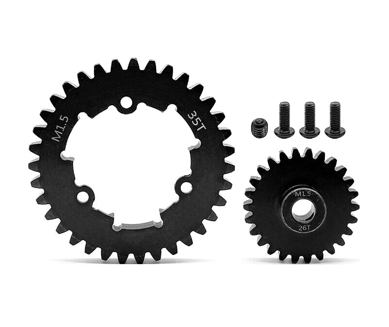 HD Steel 26T Pinion + 35T Spur Gear Set 1.5 MOD for Traxxas X-Maxx & XRT