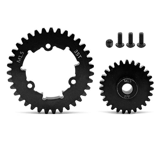 HD Steel 27T Pinion + 35T Spur Gear Set 1.5 MOD for Traxxas X-Maxx & XRT