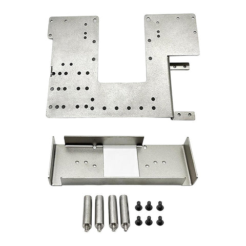 Alloy Battery Tray & Mechanism Upper Deck Plate for Custom 1/14 Semi-Tractor