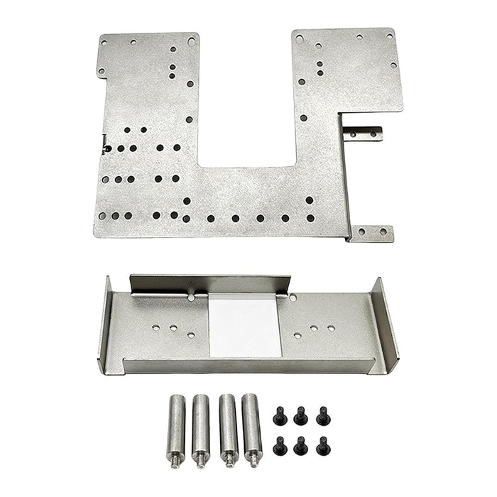 Alloy Battery Tray & Mechanism Upper Deck Plate for Custom 1/14 Semi-Tractor