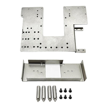 Alloy Battery Tray & Mechanism Upper Deck Plate for Custom 1/14 Semi-Tractor