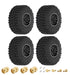 Tire & Wheel Package (4) w/ 10mm Wide Adapters for Traxxas 1/18 TRX-4M