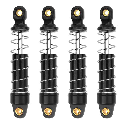 Alloy Machined Heavy-Duty Shocks (4) for Traxxas 1/18 TRX-4M Crawler