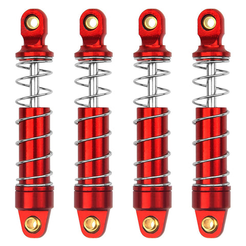 Alloy Machined Heavy-Duty Shocks (4) for Traxxas 1/18 TRX-4M Crawler