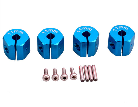 12mm Hex Wheel (4) Hub 11mm Thick for 1/10 Traxxas, Axial, Tamiya, TC & Drift
