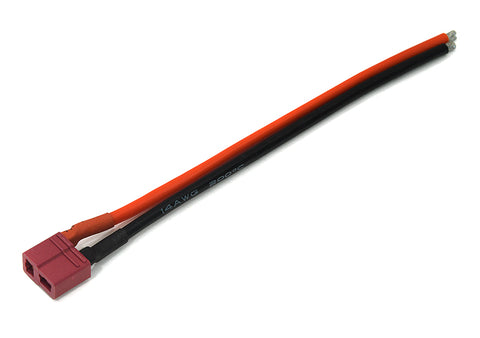 T-Style Type Plug Female Connector w/ 145mm Wires