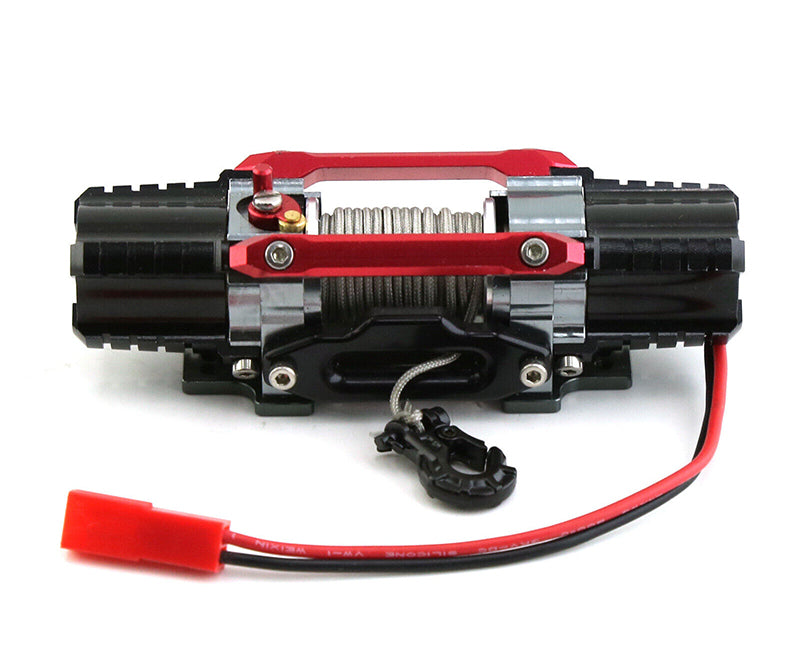 Realistic Alloy Machined Twin Motor Winch Kit for 1/10 Scale Off-Road Crawler