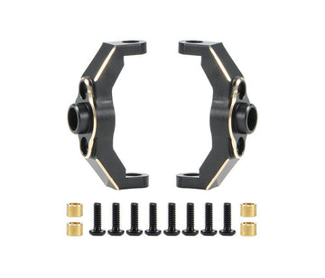 Brass Alloy Caster Blocks (2) 6g Each for Traxxas 1/18 TRX-4M Crawler
