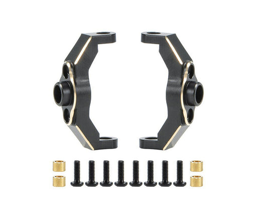 Brass Alloy Caster Blocks (2) 6g Each for Traxxas 1/18 TRX-4M Crawler