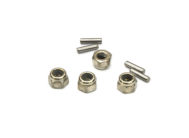 Alloy Drive Pins & Wheel Nuts for Traxxas 1/18 TRX-4M Crawler