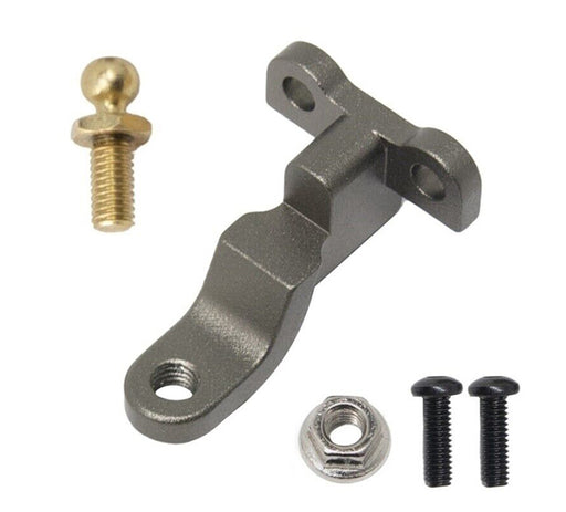 Alloy Machined Rear Bumper Receiving Hitch w/ Ball Mount for Traxxas 1/18 TRX-4M