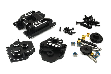 Alloy Machined Complete Gearbox w/ Center Skid for Traxxas 1/18 TRX-4M Crawler