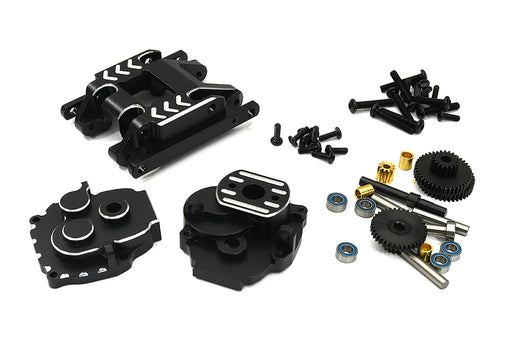 Alloy Machined Complete Gearbox w/ Center Skid for Traxxas 1/18 TRX-4M Crawler