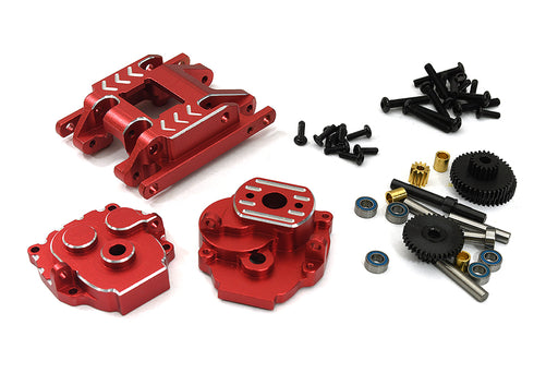 Alloy Machined Complete Gearbox w/ Center Skid for Traxxas 1/18 TRX-4M Crawler