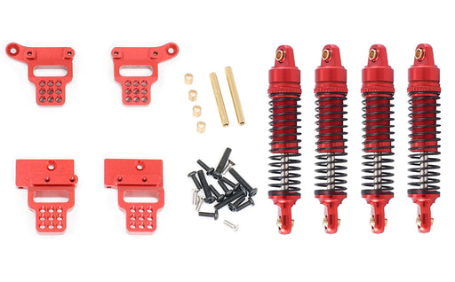 Alloy Machined Front & Rear Shocks & Shock Towers for Traxxas 1/18 TRX-4M