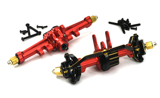 Alloy Machined Complete F&R Axles 150g w/ Internals for Traxxas 1/18 TRX-4M