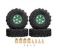 Alloy 1.0 Beadlock Wheels, Tires & Adapters (4) for Traxxas 1/18 TRX-4M